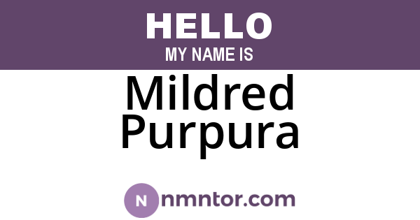 Mildred Purpura