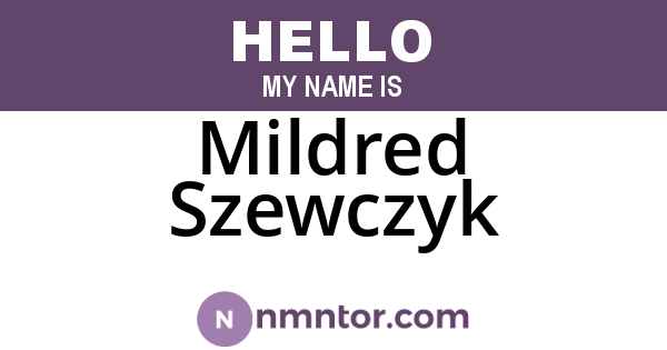 Mildred Szewczyk