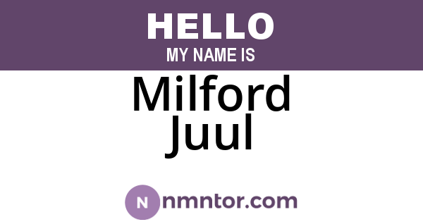 Milford Juul