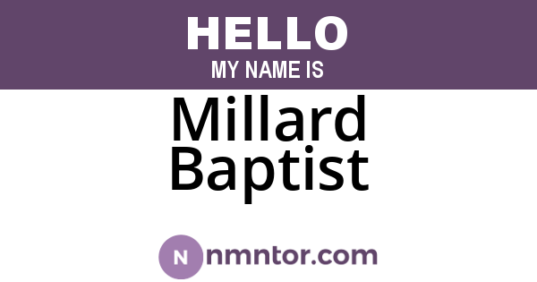 Millard Baptist