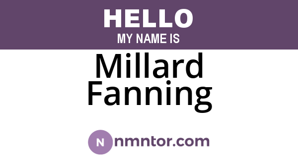 Millard Fanning