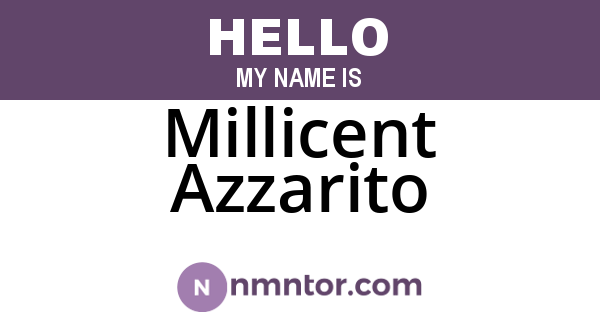 Millicent Azzarito