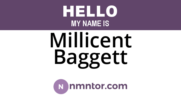 Millicent Baggett