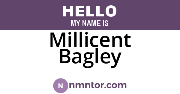 Millicent Bagley