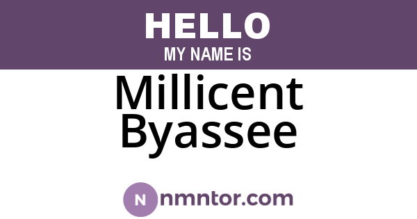 Millicent Byassee