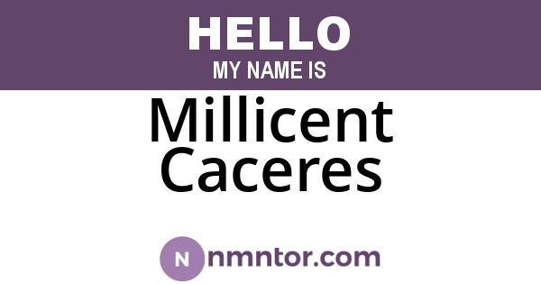 Millicent Caceres