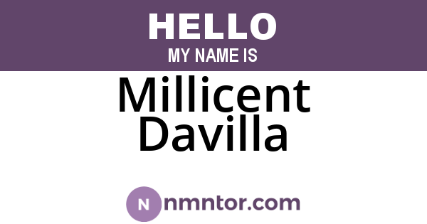 Millicent Davilla