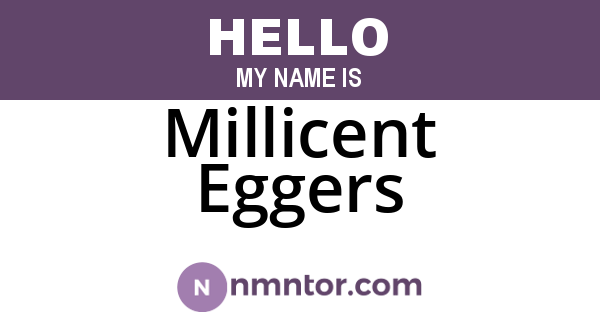 Millicent Eggers