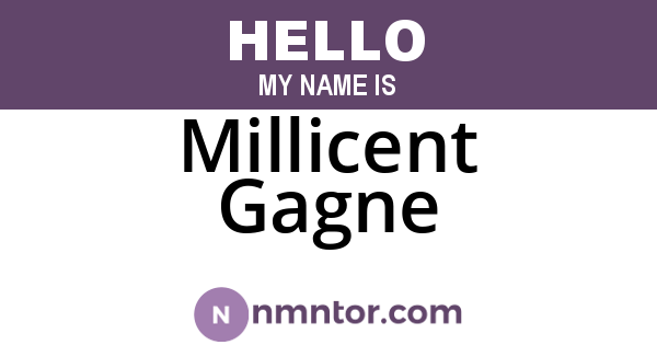 Millicent Gagne