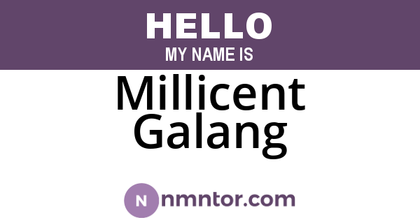 Millicent Galang