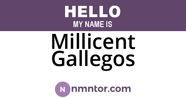 Millicent Gallegos