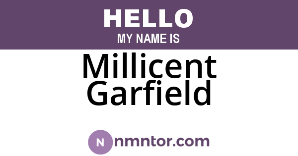 Millicent Garfield