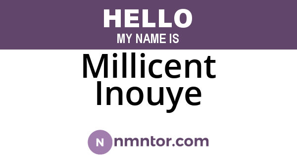 Millicent Inouye