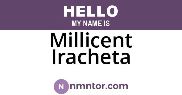 Millicent Iracheta
