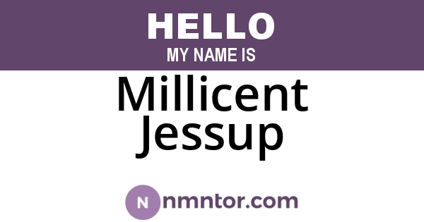 Millicent Jessup