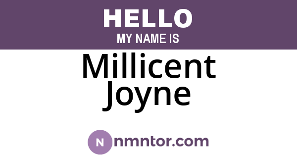 Millicent Joyne