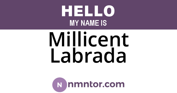Millicent Labrada