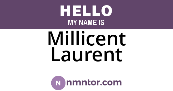 Millicent Laurent