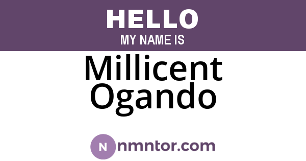 Millicent Ogando