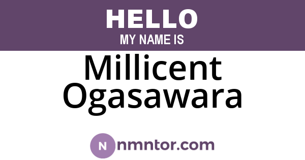 Millicent Ogasawara
