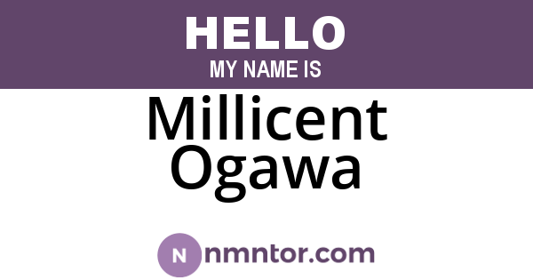 Millicent Ogawa