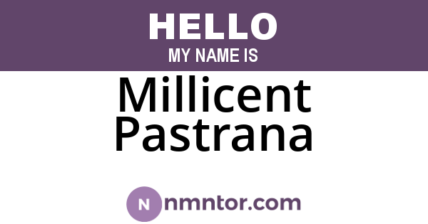 Millicent Pastrana