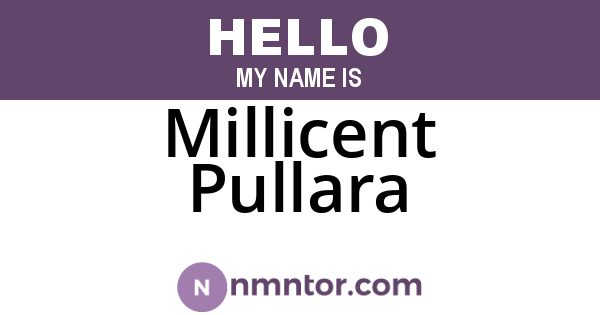 Millicent Pullara