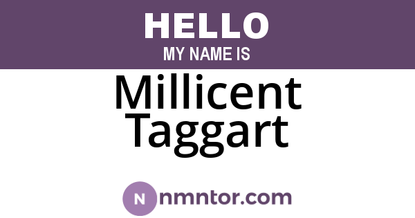 Millicent Taggart