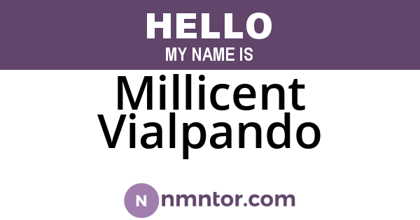 Millicent Vialpando