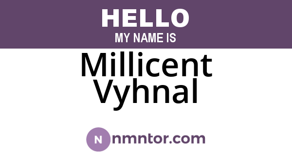 Millicent Vyhnal