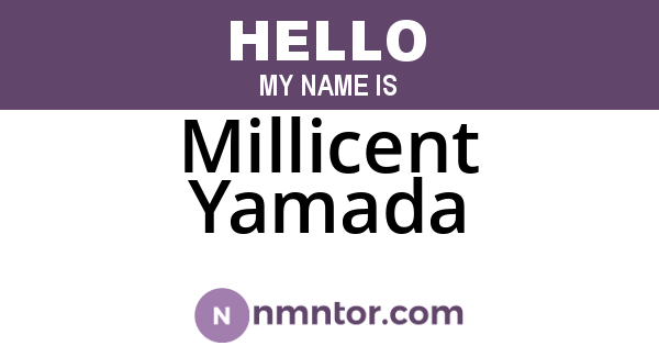 Millicent Yamada