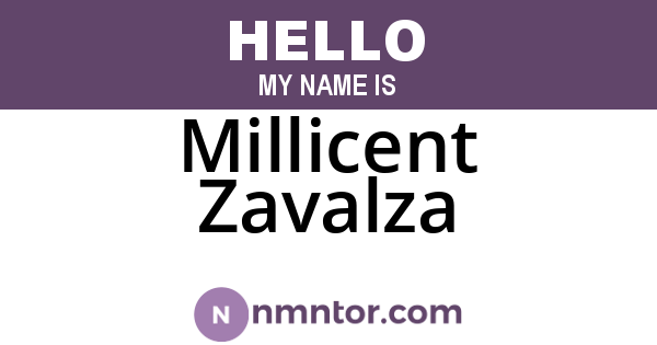Millicent Zavalza