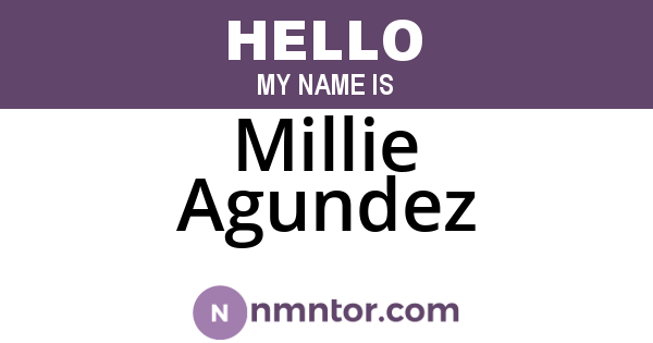 Millie Agundez