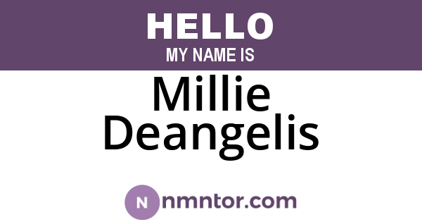 Millie Deangelis