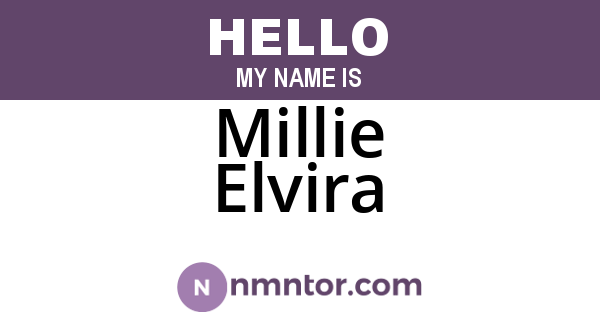 Millie Elvira