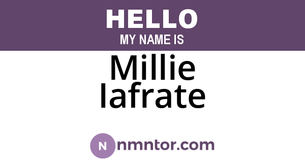Millie Iafrate