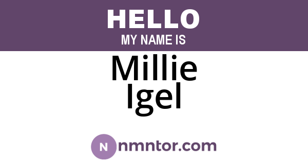 Millie Igel