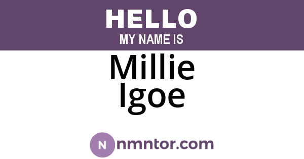 Millie Igoe