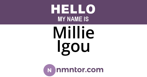 Millie Igou