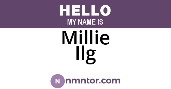 Millie Ilg