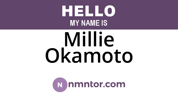 Millie Okamoto