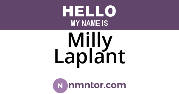 Milly Laplant