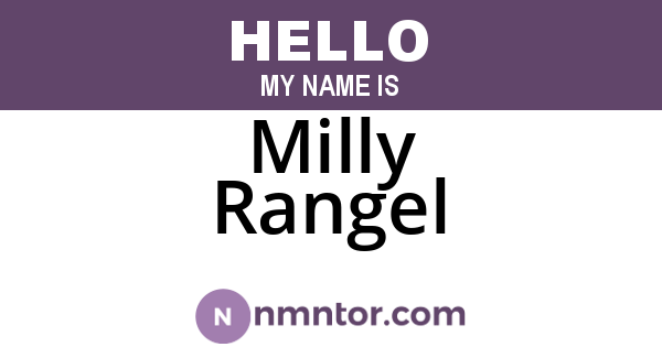 Milly Rangel