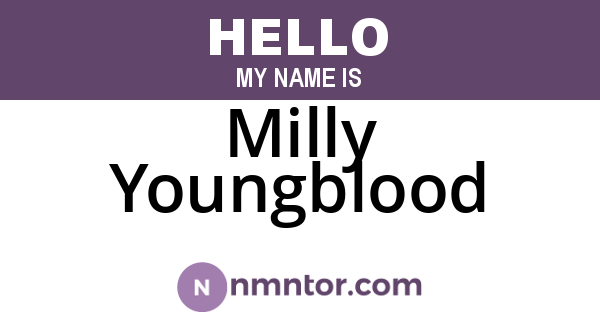 Milly Youngblood