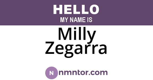 Milly Zegarra