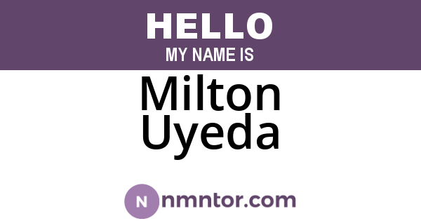 Milton Uyeda