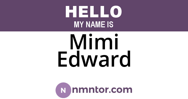 Mimi Edward