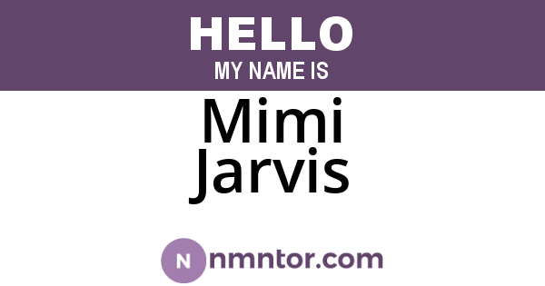 Mimi Jarvis