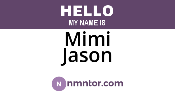 Mimi Jason
