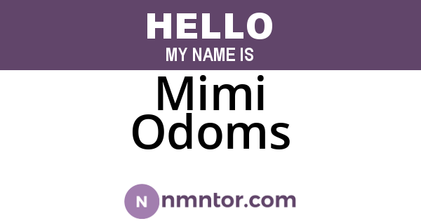 Mimi Odoms